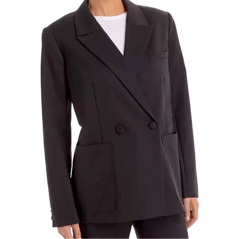 Good American The Boss 2.0 Blazer black size 4 size XL relaxed fit